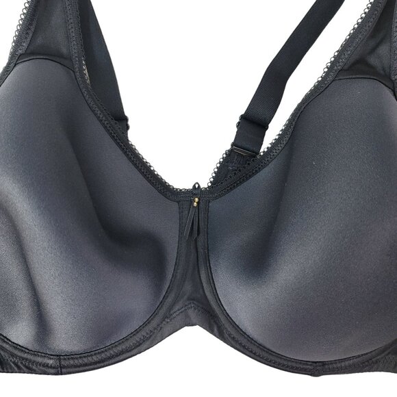 Wacoal Basic Beauty Spacer T Shirt Bra Black 42D Seamless Underwire #853192 - Picture 2 of 8